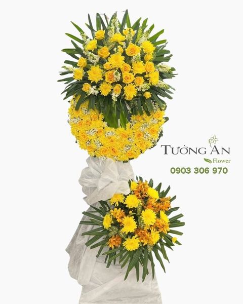 Vòng Hoa Chia Buồn Ánh Dương Tiễn Biệt - HTL61