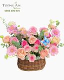 Giỏ Hoa Vườn Hồng Cổ Tích - GH31 
