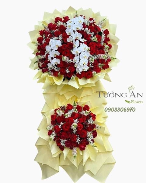 Hoa Chúc Mừng Hồng Phát Thịnh Vượng - HCM34