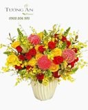  Hoa Cắm Hộp Kim Sắc Hân Hoan - HCH79 