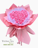  Bó Hoa Sáp Tim Hồng Ngọt Ngào - HST38 