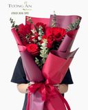  Bó Hoa Đỏ Nhung Quyến Rũ - HBD71 