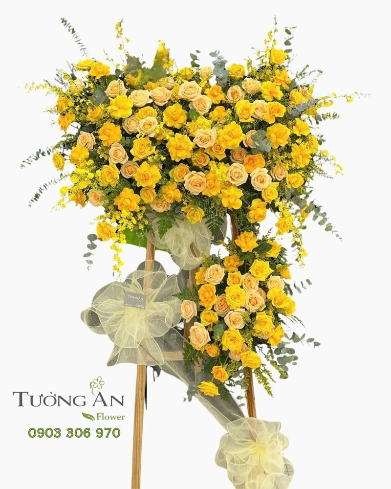  Hoa Chúc Mừng Hoàng Kim Phát Đạt - HCM100 
