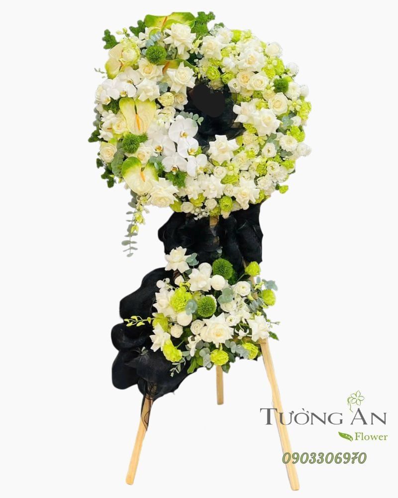  Vòng Hoa Chia Buồn Lời Tiễn Trong Tĩnh Lặng - HTL28 