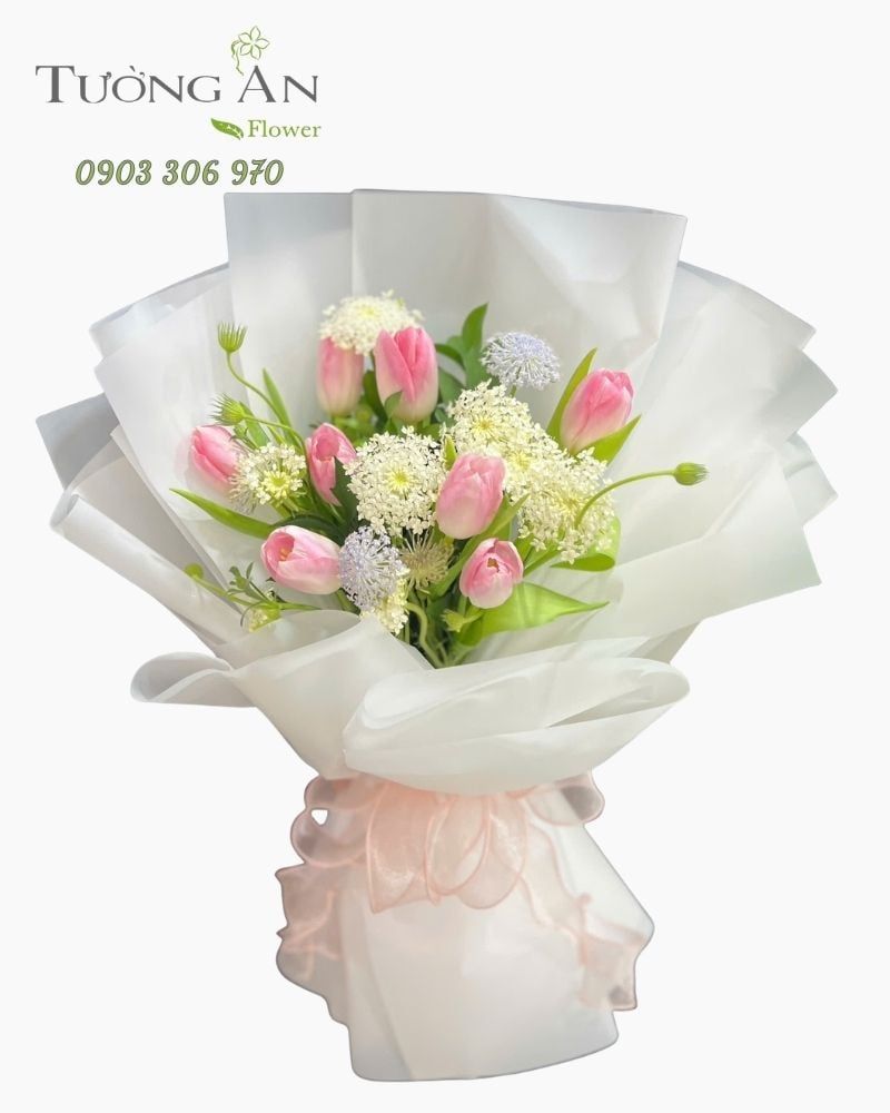  Bó Hoa Dịu Dàng Tháng Xuân - HBD43 