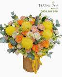  Hoa Cắm Hộp Nắng Vàng An Khang - HCH170 