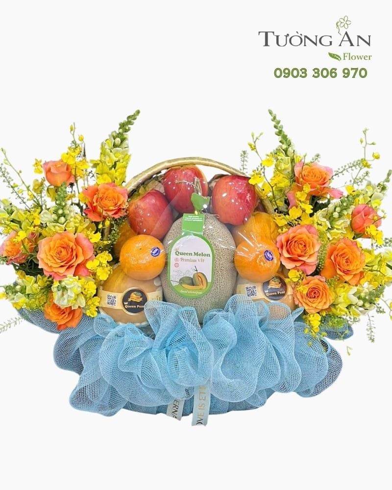  Giỏ Trái Cây Phúc Lộc Đong Đầy - GTC09 