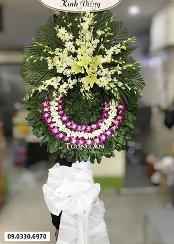  Vòng Hoa Viếng Tang Lễ - B260 