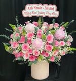  Hoa Cắm Hộp Ái Hoa Như Ý - HCH85 