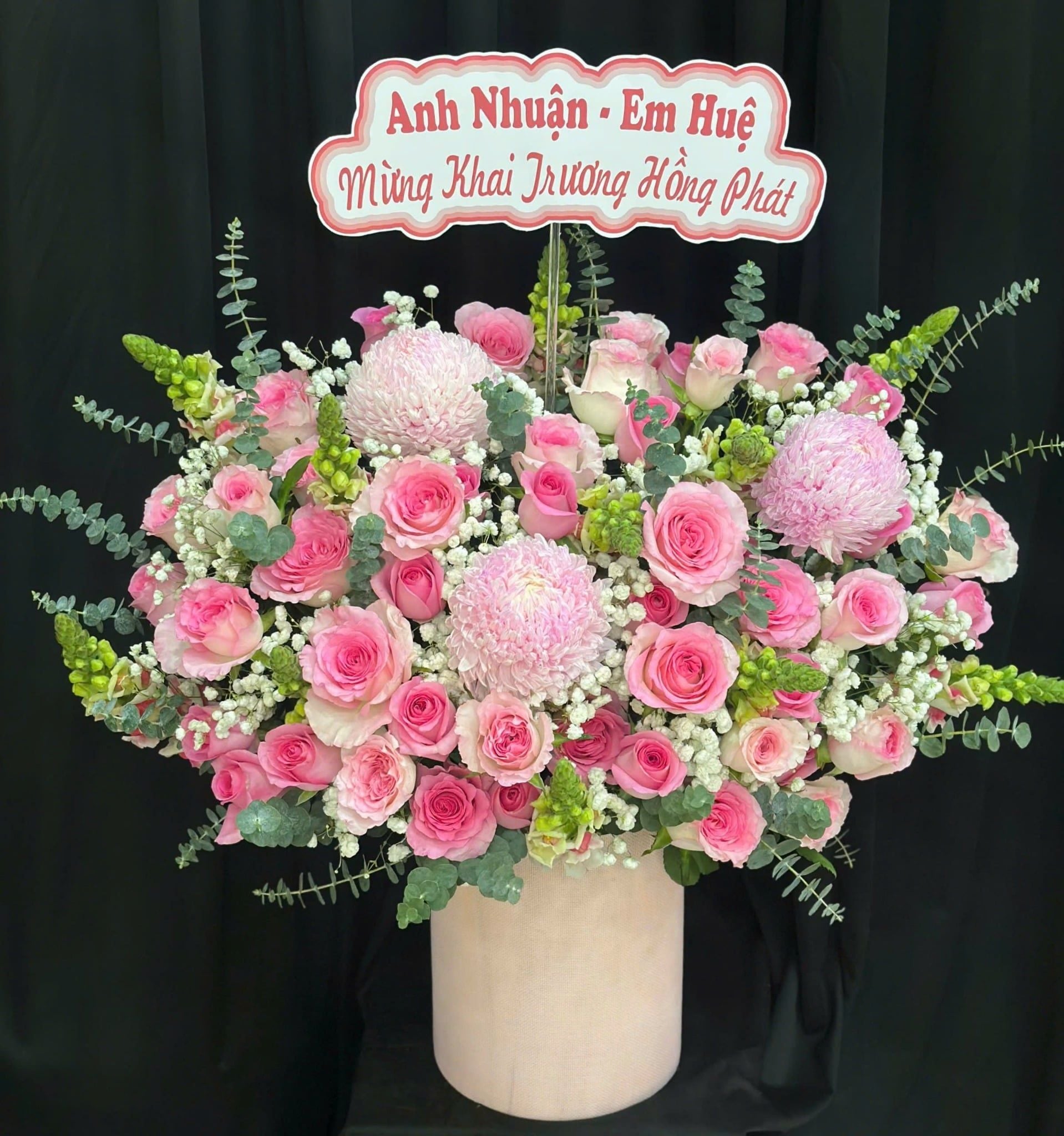  Hoa Cắm Hộp Ái Hoa Như Ý - HCH85 