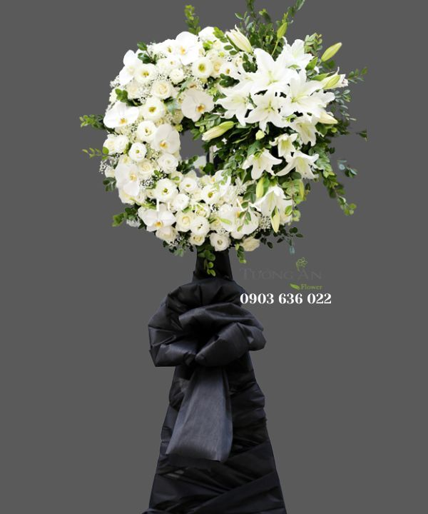  Vòng Hoa Lễ Thành Kính Phân Ưu - S256 