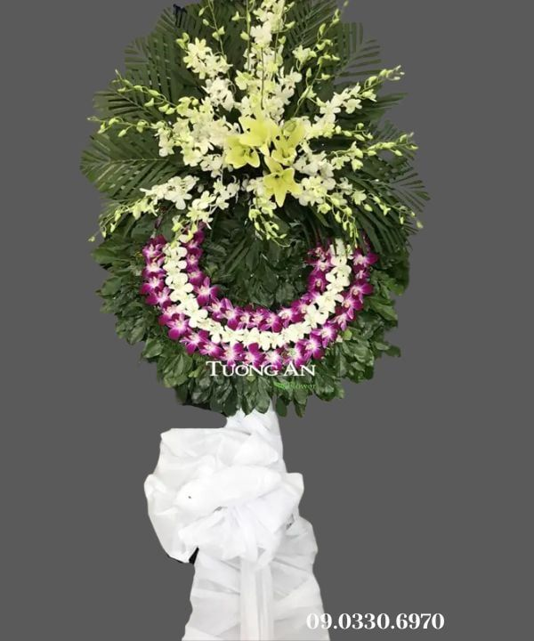  Vòng Hoa Viếng Tang Lễ - B260 