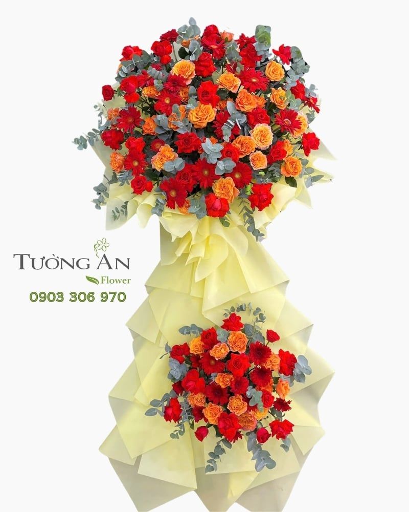  Hoa Chúc Mừng Hồng Diễm Phúc Song Hỷ - HCM17 