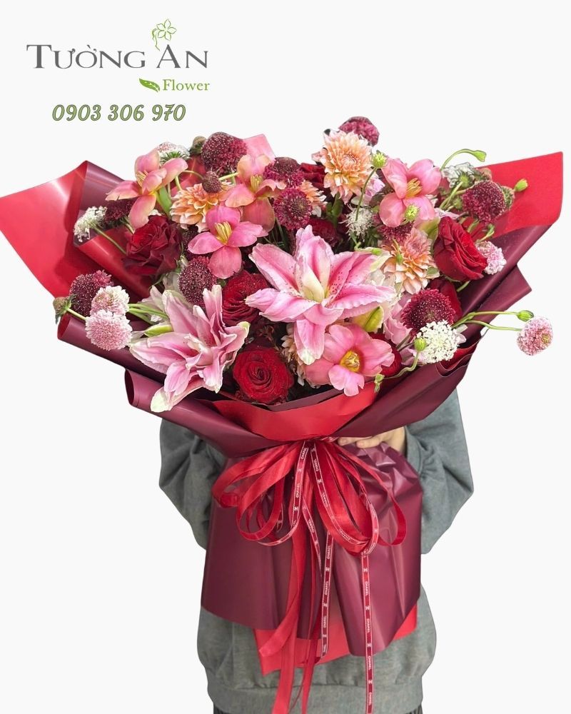  Bó Hoa Dạ Khúc Lãng Mạn - HBD76 