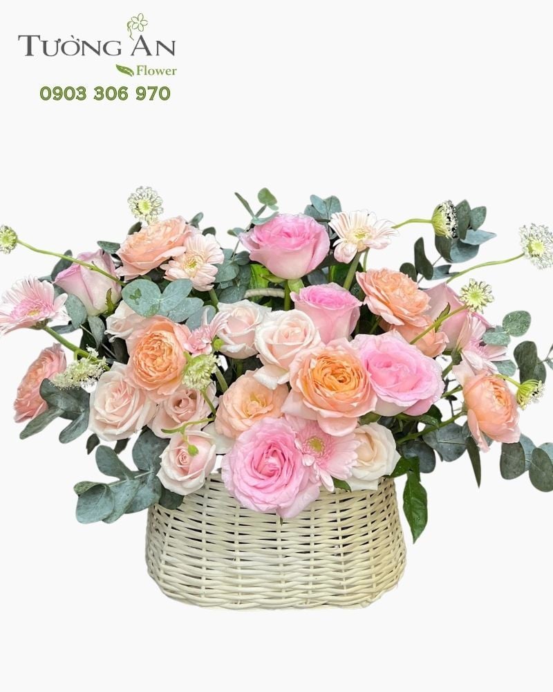  Giỏ Hoa Giai Điệu Thanh Xuân - GH32 