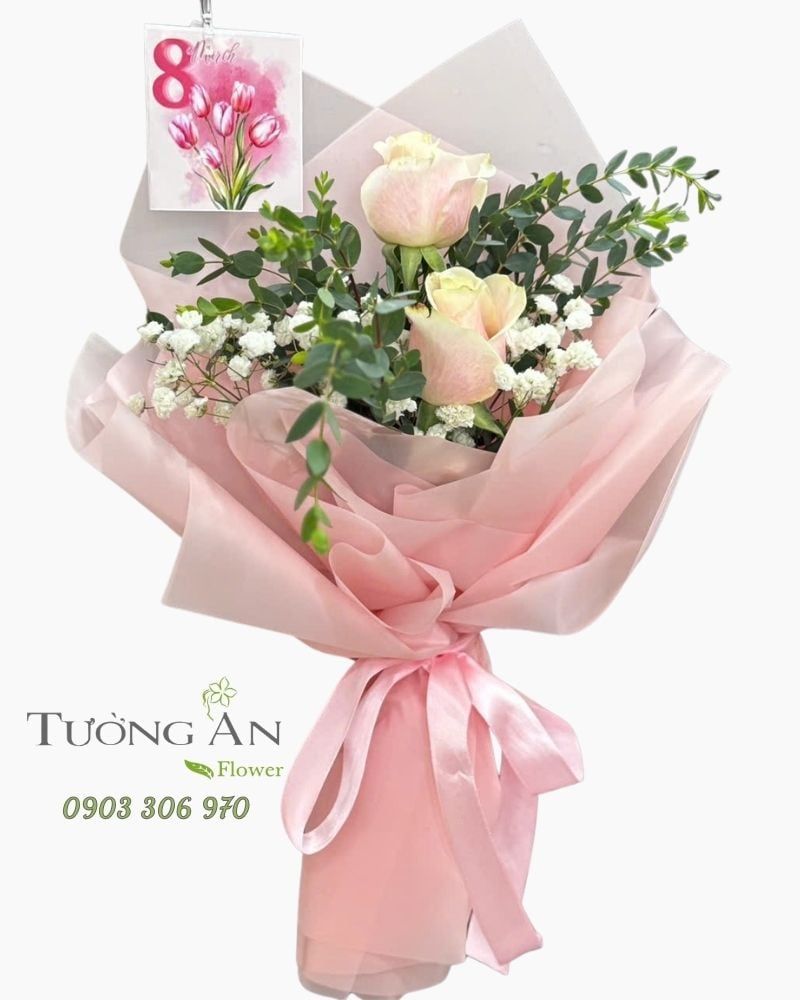  Bó Hoa Lời Thương Nhẹ Nhàng - HBD61 