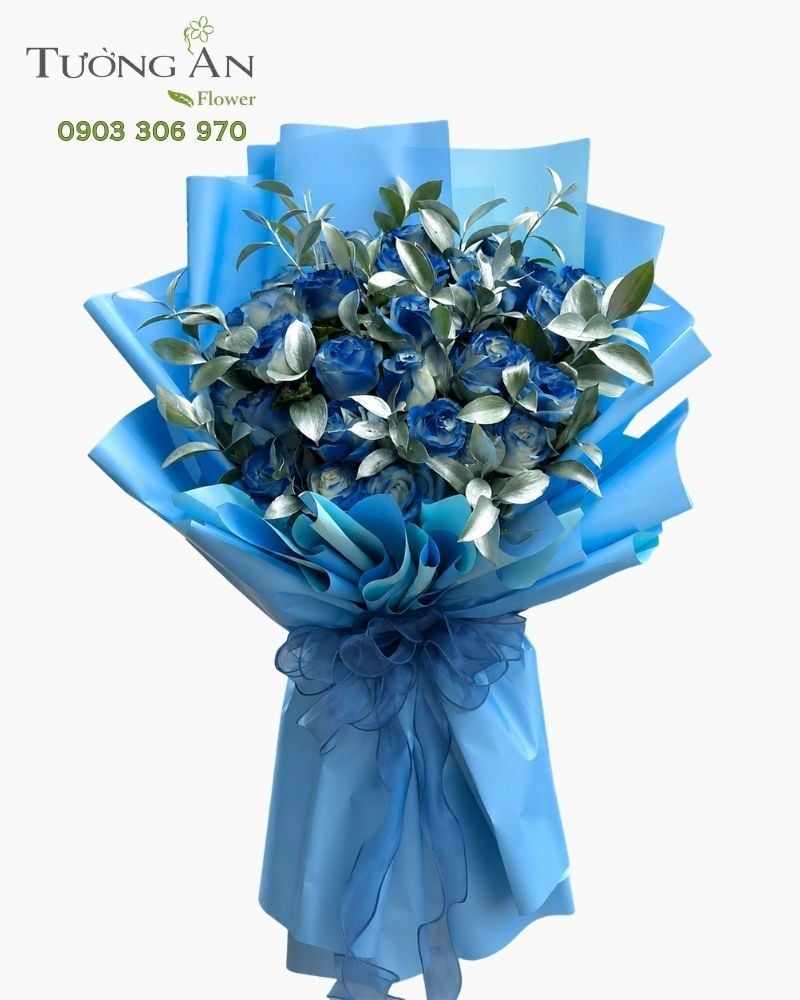  Bó Hoa Lam Ngọc Vĩnh Cửu - HBD102 