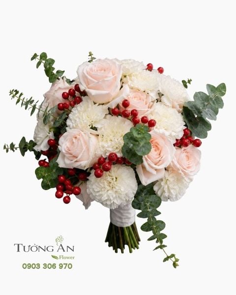 Bó Hoa Cưới Tình Yêu Lên Tiếng - BHC47