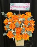  Hoa Cắm Hộp Cam Nắng Yêu Thương - HCH02 