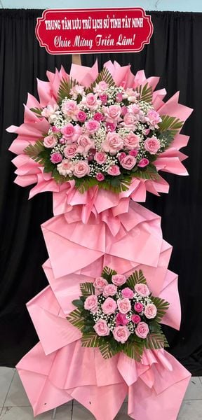 Hoa Chúc Mừng Sắc Hồng Viên Mãn - HCM101