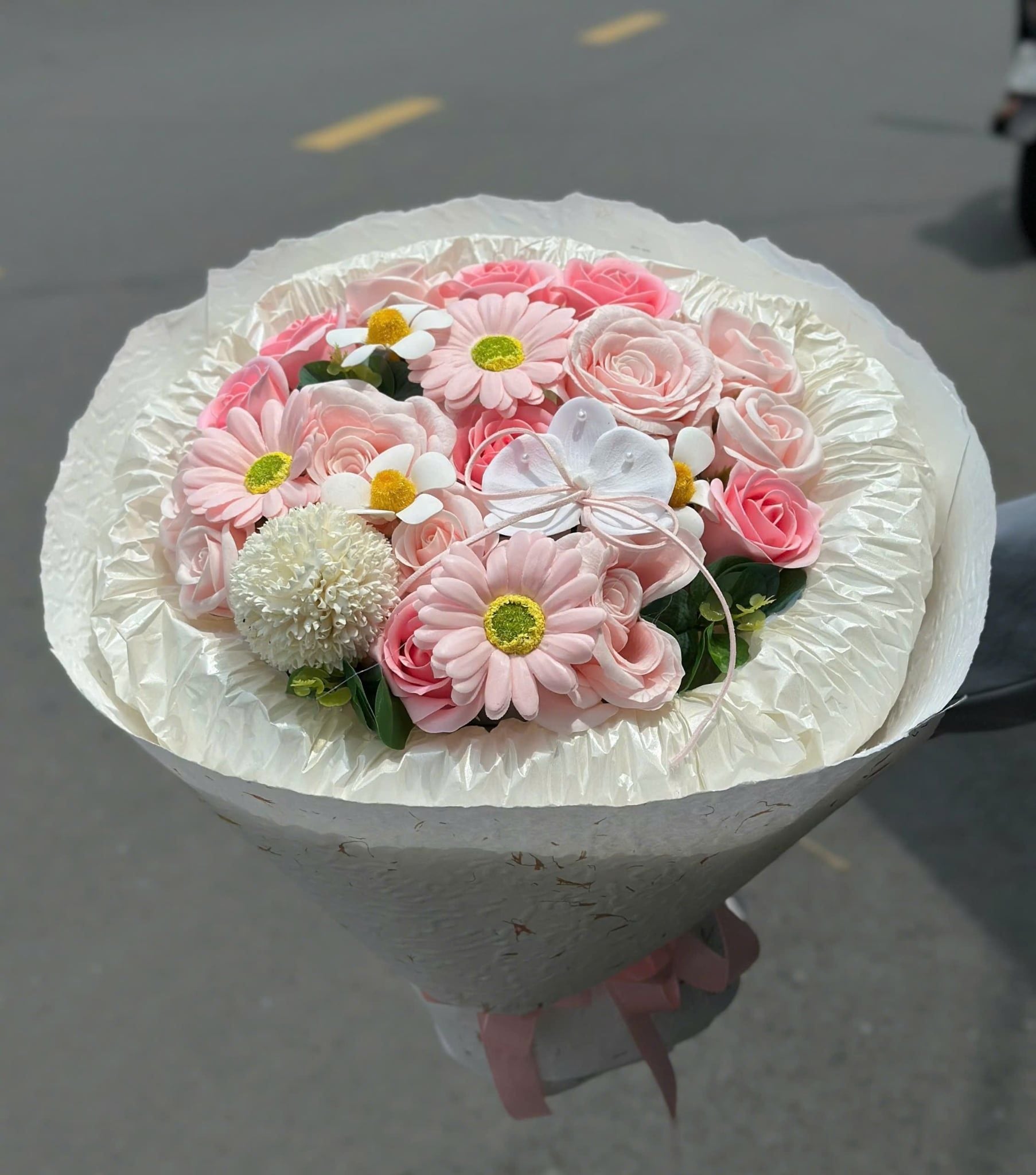  Bó Hoa Sáp Mộng Hồng Tinh Khôi - HST50 