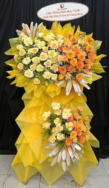 Hoa Chúc Mừng Hoàng Kim Cát Phúc - HCM107