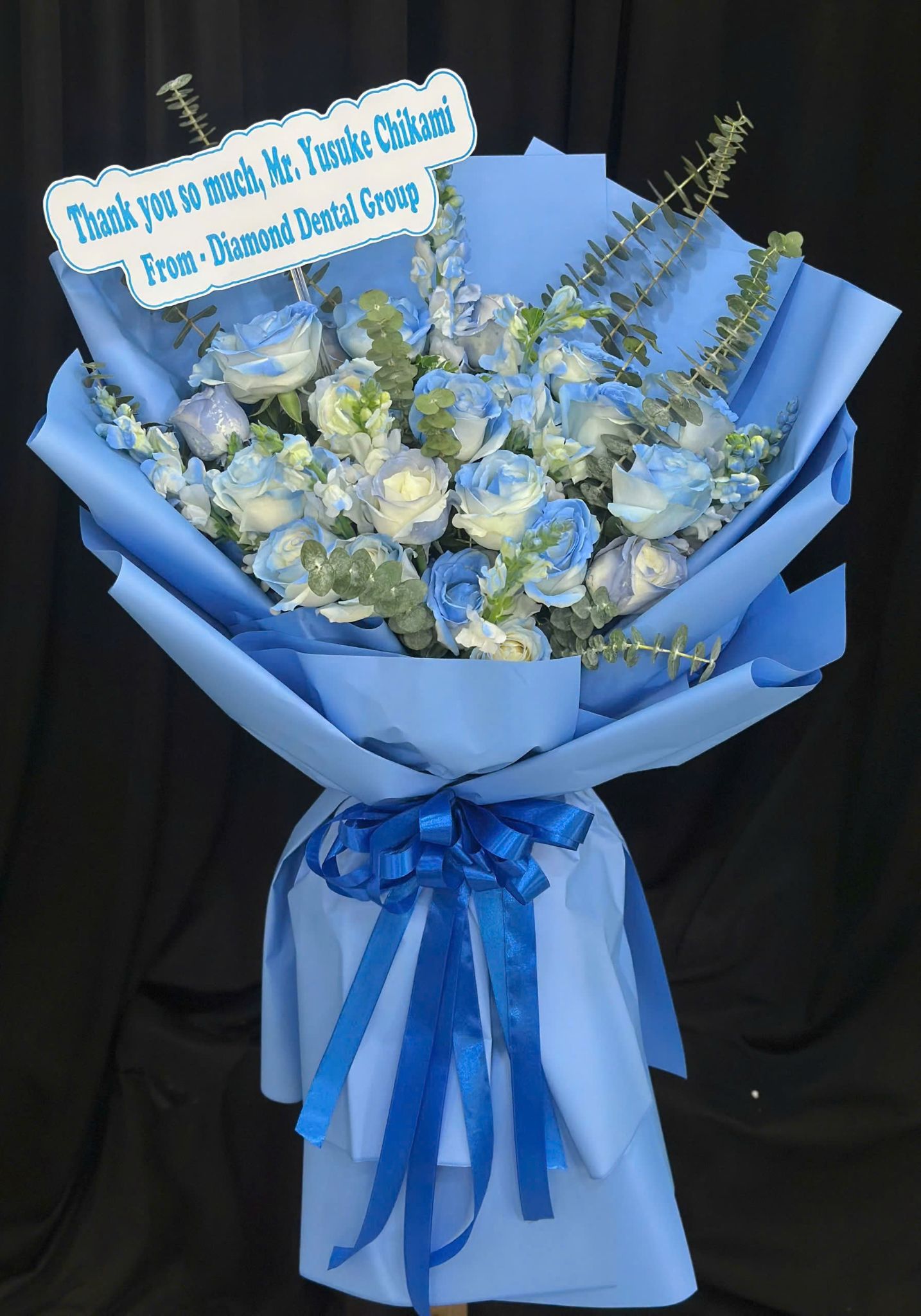  Bó Hoa Thiên Lam Mộng Xanh - HBD113 