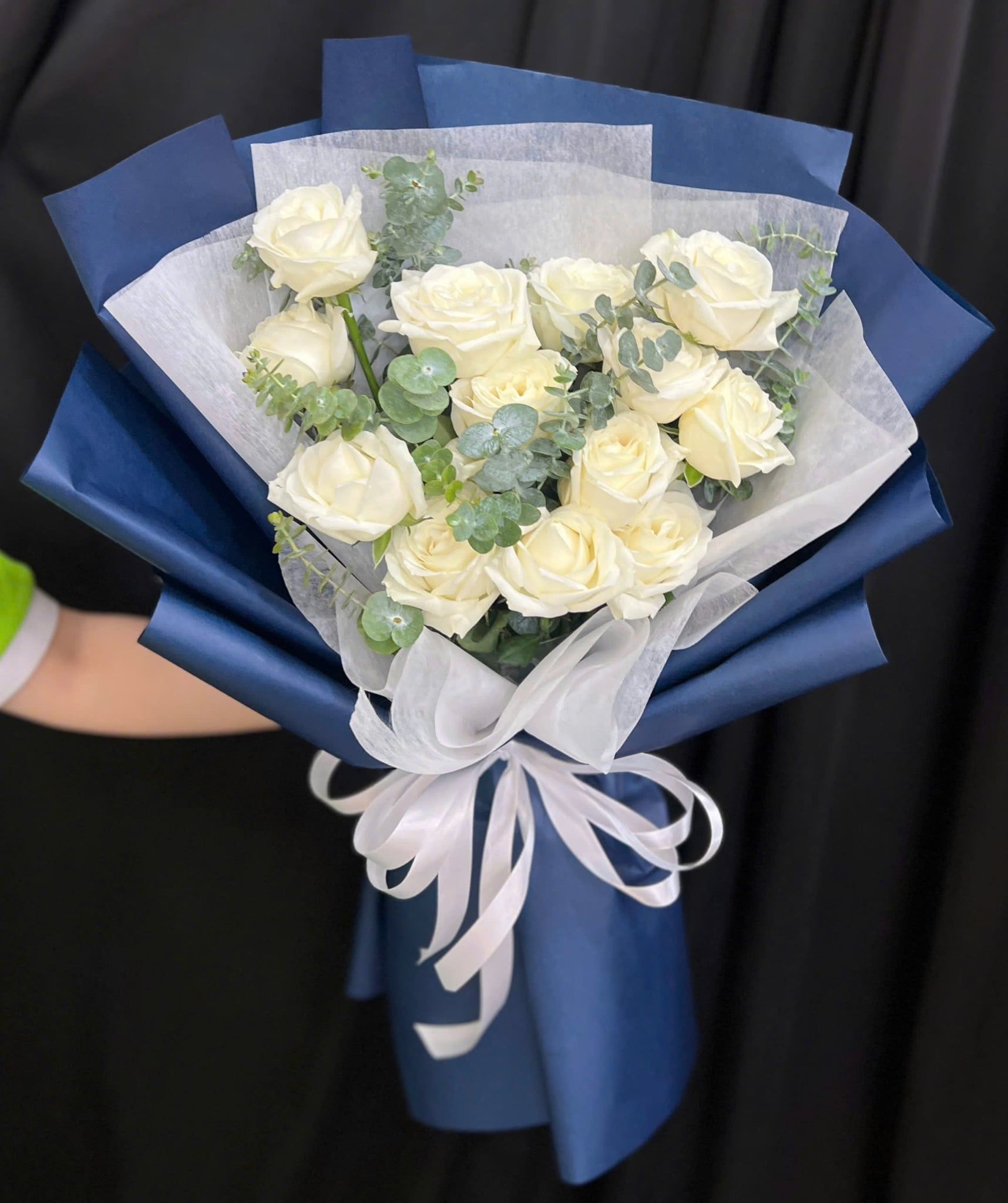  Bó Hoa Bạch Nguyệt Thanh Tâm - HBD106 