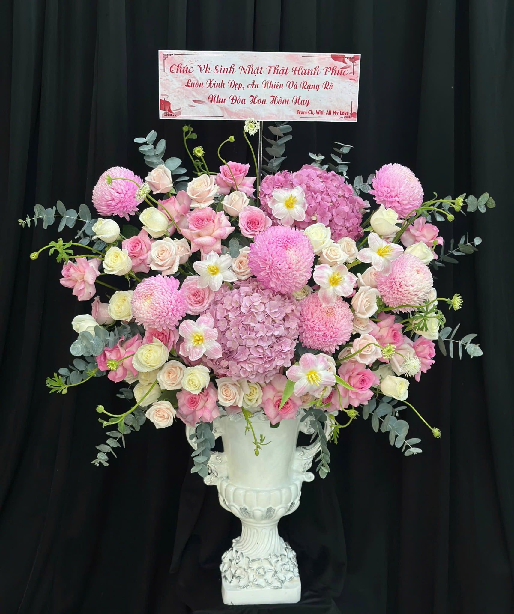  Bình Hoa Hồng Ngà Thuần Khiết - HCB10 