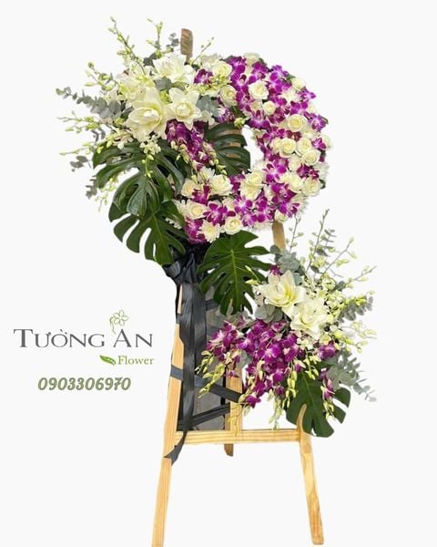 Vòng Hoa Chia Buồn Tiễn Biệt Trong Kính Trọng - HTL31