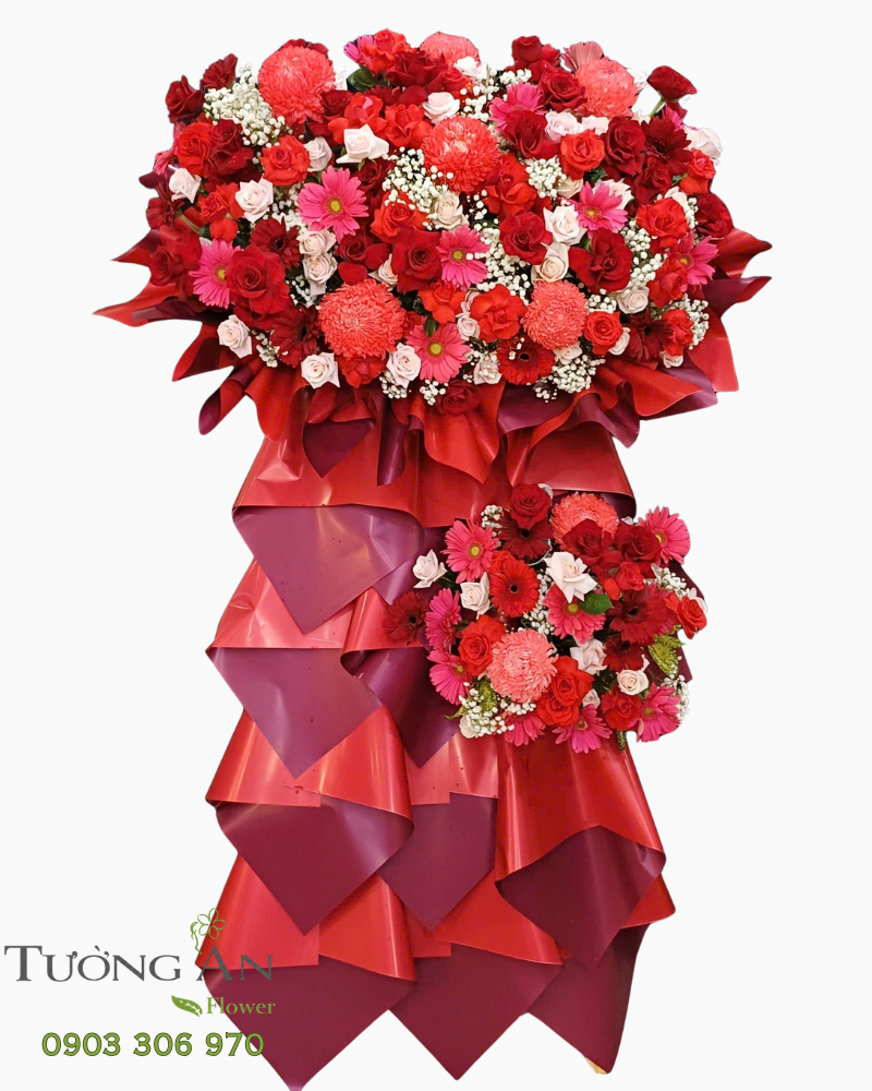 Hoa Chúc Mừng Hồng Phúc Khai Thành - HCM116 