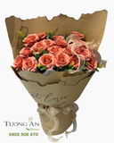  Bó Hoa Sáp Sắc Cam Tình Nồng- HST35 