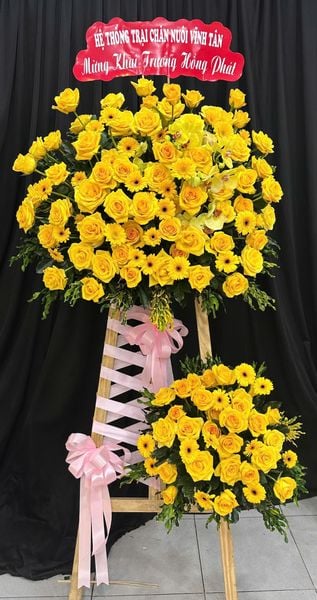  Hoa Chúc Mừng Hoàng Kim Phát Lộc - HCM36 