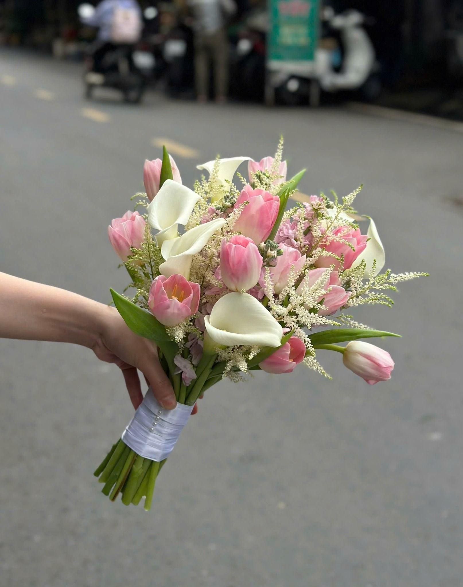  Bó Hoa Cưới Thanh Khiết Trăm Năm - BHC01 