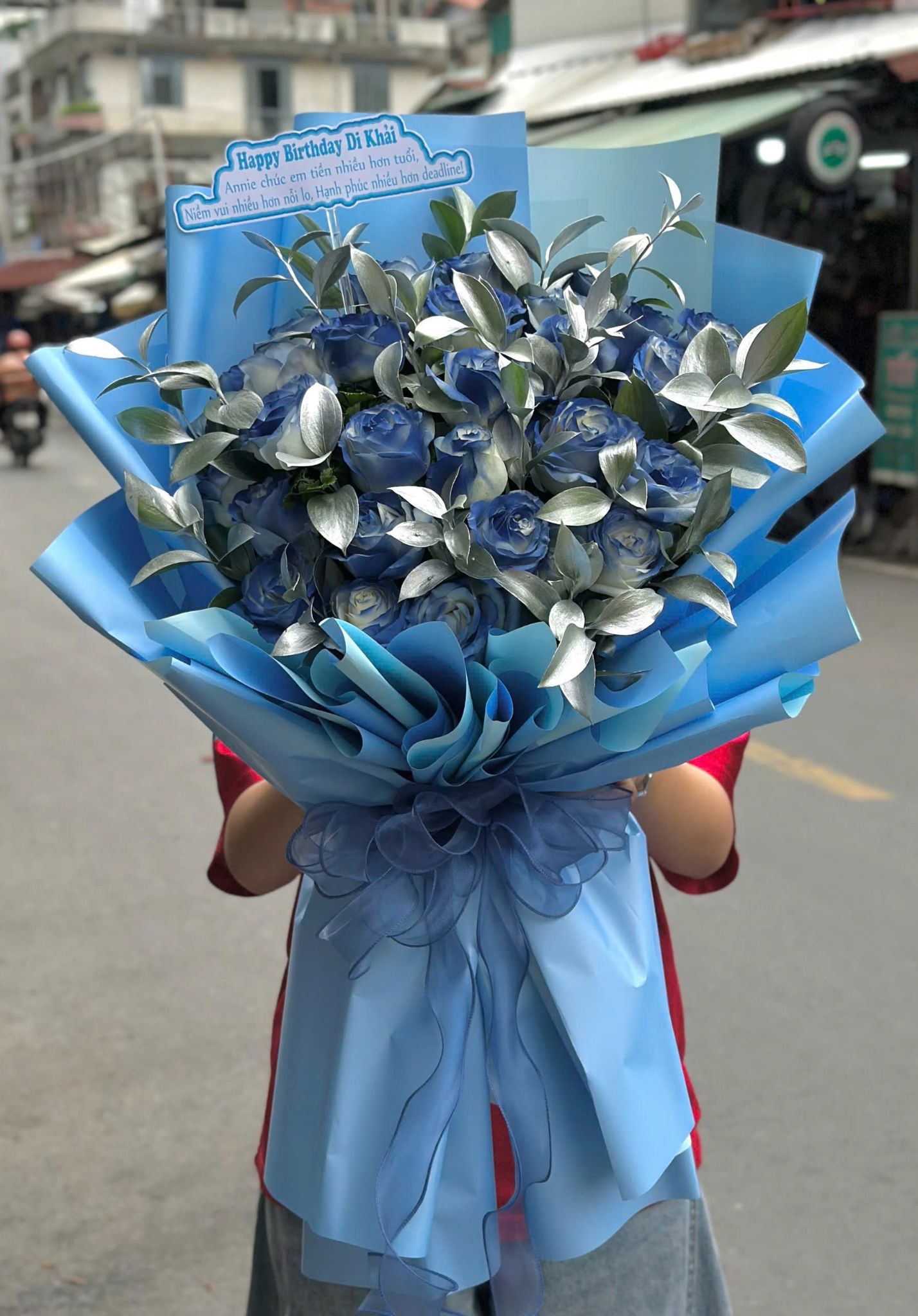  Bó Hoa Lam Ngọc Vĩnh Cửu - HBD102 