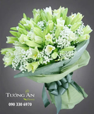  Bó Hoa Loa Kèn Trắng - A34 