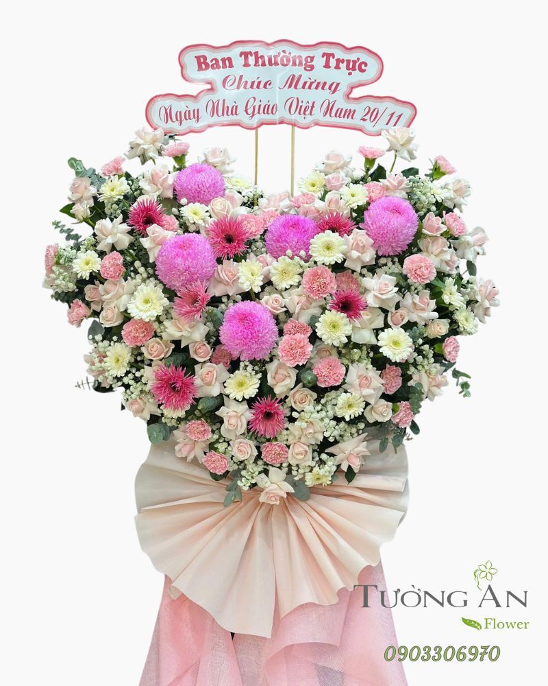  Hoa Chúc Mừng Hồng An Khởi Sắc - HCM30 