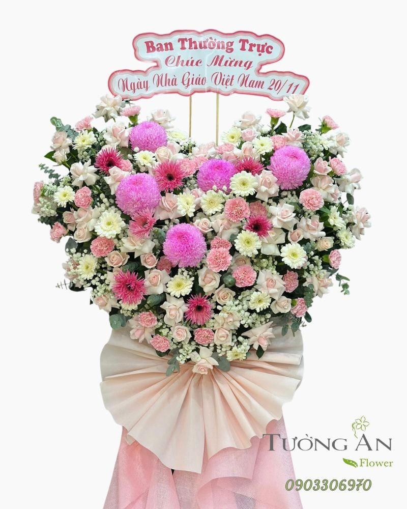  Hoa Chúc Mừng Hồng An Khởi Sắc - HCM30 