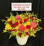  Hoa Cắm Hộp Kim Sắc Hân Hoan - HCH79 