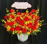  Hoa Cắm Hộp Rực Sắc Hưng Thịnh - HCH90 