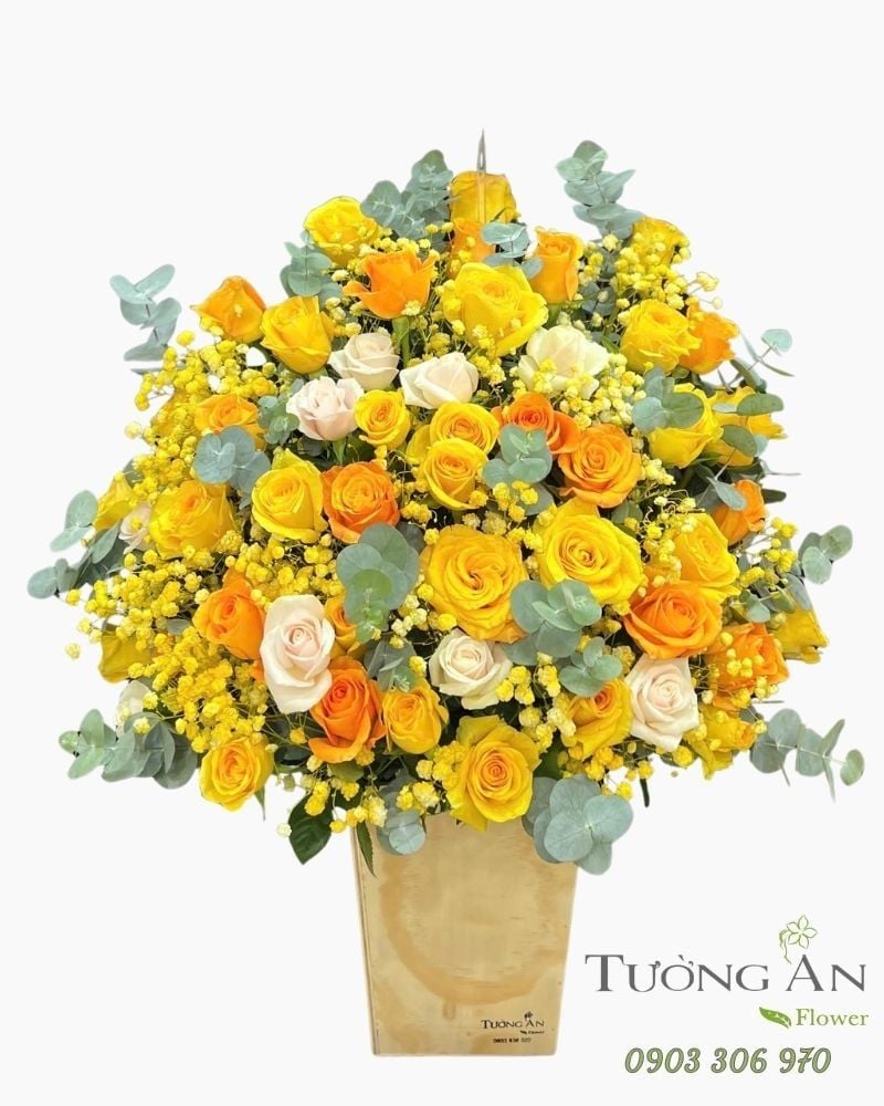  Hoa Cắm Hộp Khúc Ca Mùa Hạnh Phúc- HCH103 