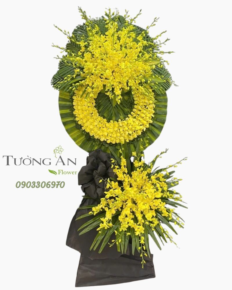  Vòng Hoa Chia Buồn Kính Tiễn Người An Nghỉ - HTL29 