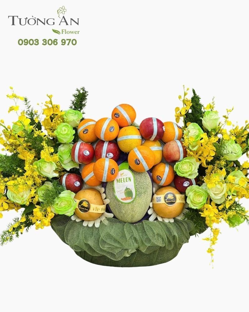  Giỏ Trái Cây Lộc Vàng Viên Mãn - GTC06 