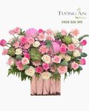  Hoa Cắm Hộp Khúc Xuân Dịu Êm - HCH128 