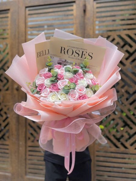 Bó Hoa Sáp Lời Yêu Pastel - HST03