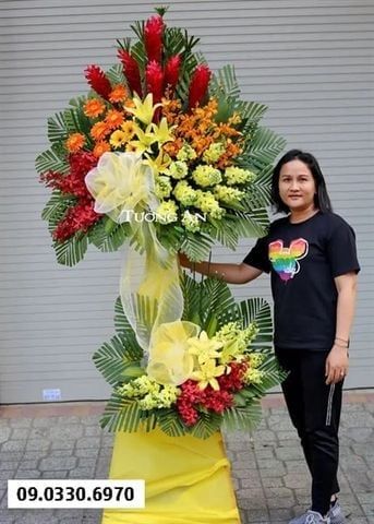  Kệ Hoa Chúc Mừng 2 Tầng - B447 