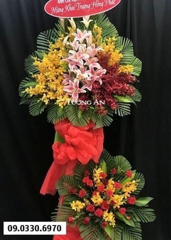  Kệ Hoa Khai Trương Hồng Phát - B486 