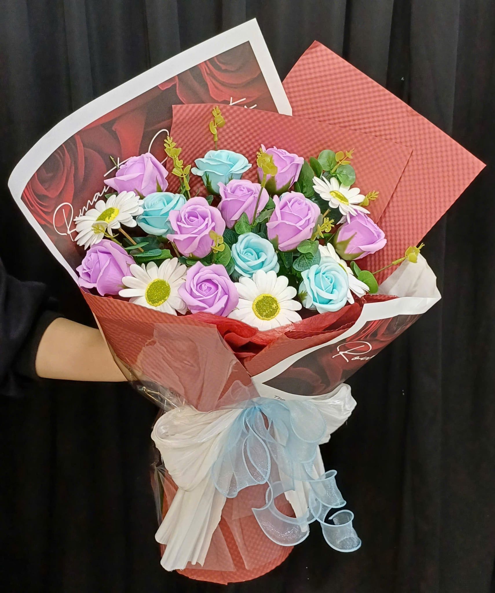  Bó Hoa Sáp Sắc Tím Ngọc Lam - HST48 