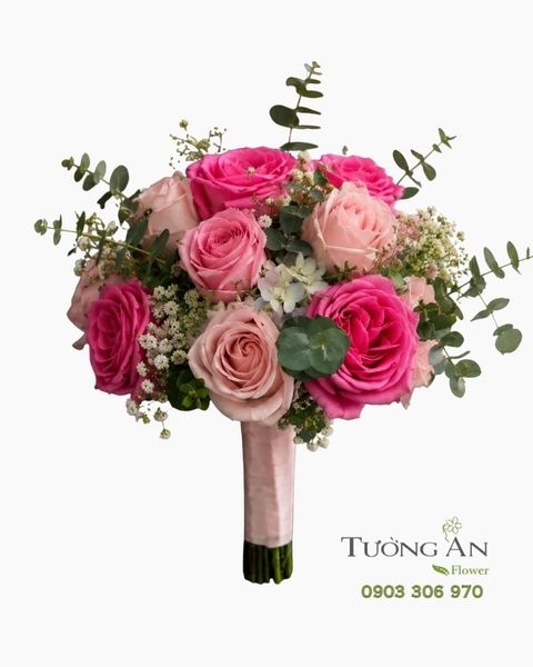 Bó Hoa Cưới Duyên Trời Định - BHC19