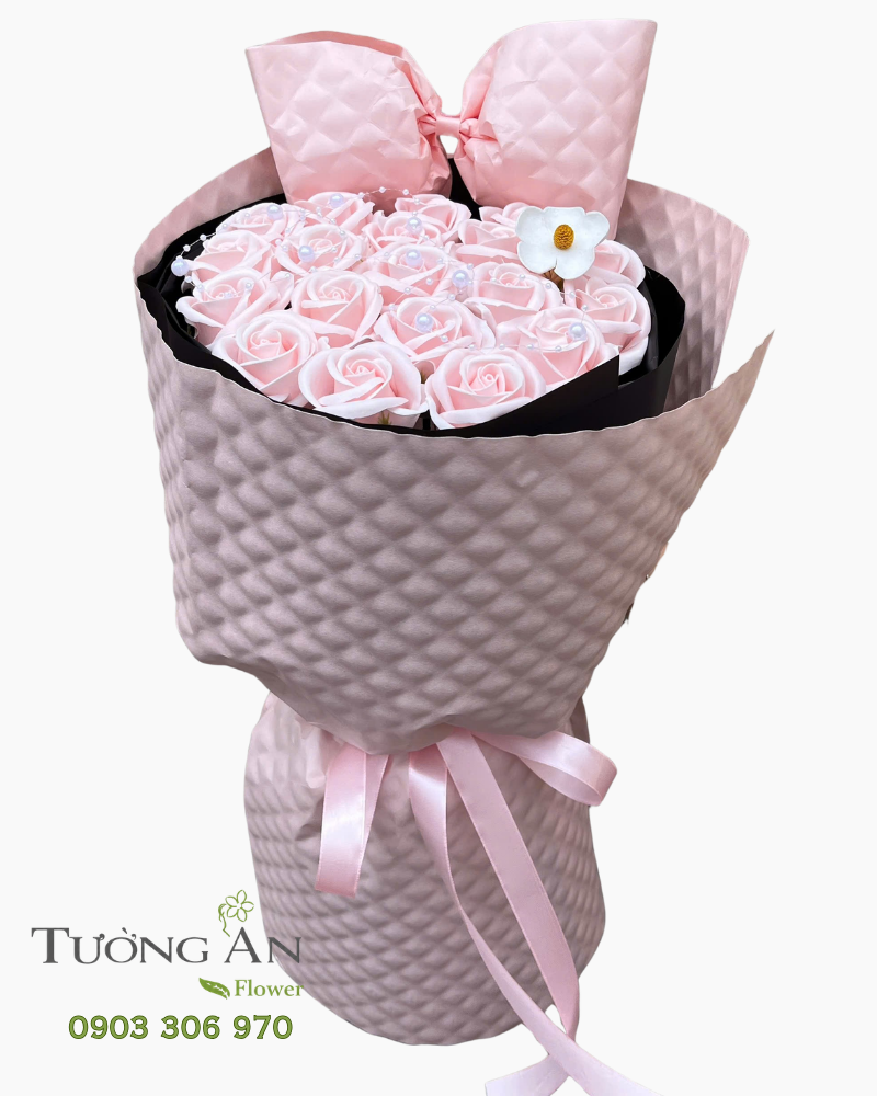  Bó Hoa Sáp Nụ Hồng Ngọt Ngào - HST31 